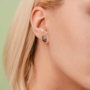 Oscypki kolczyki srebro