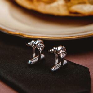 Croissant <br> cufflinks </br>