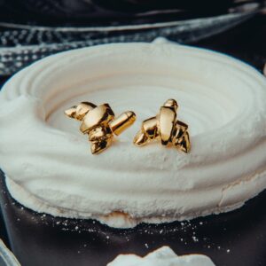 Croissant <br> cufflinks </br>