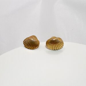 Kolczyki muszle Bałtyk duże